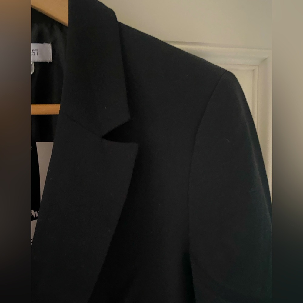 NWT! Nine West open blazer - black jacket, golden tone buttons. Women’s size M - Picture 11 of 13